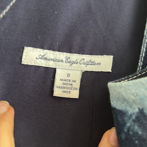 American Eagle Outfitters Tie Dye Denim Dress - Picture 5 of 9